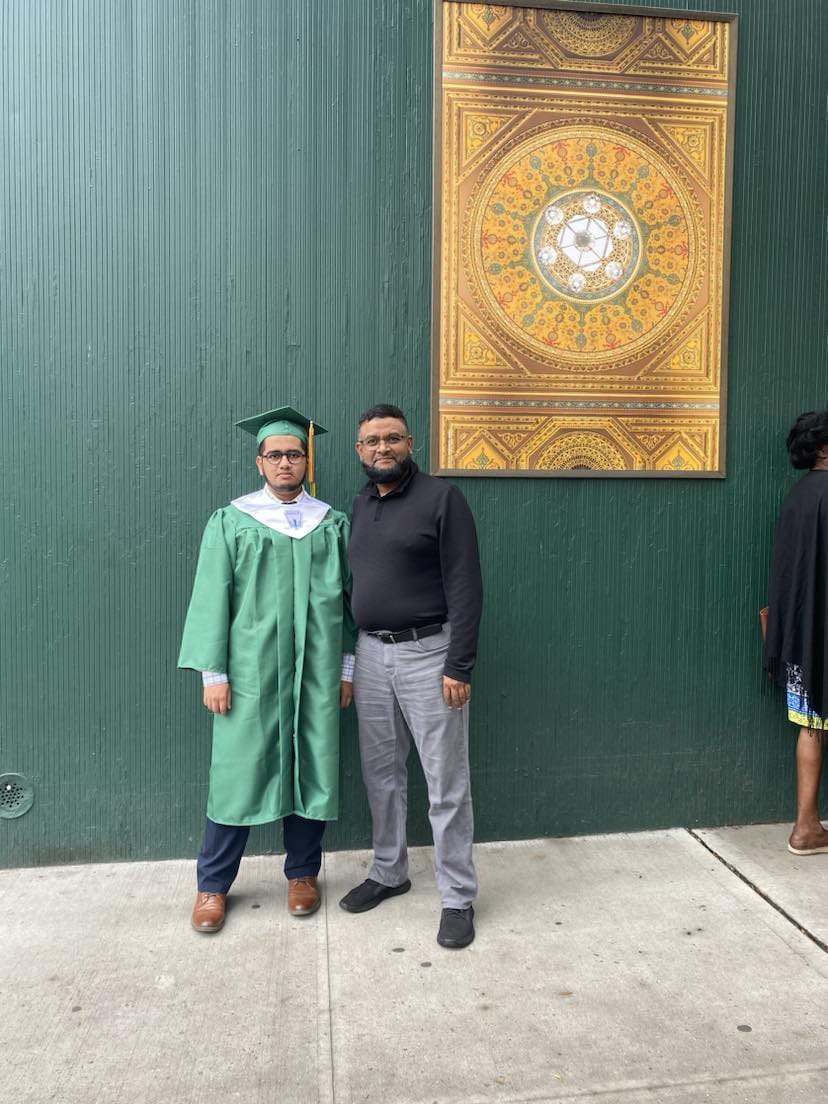 Sohel Rohman and his son Saajid Rohman